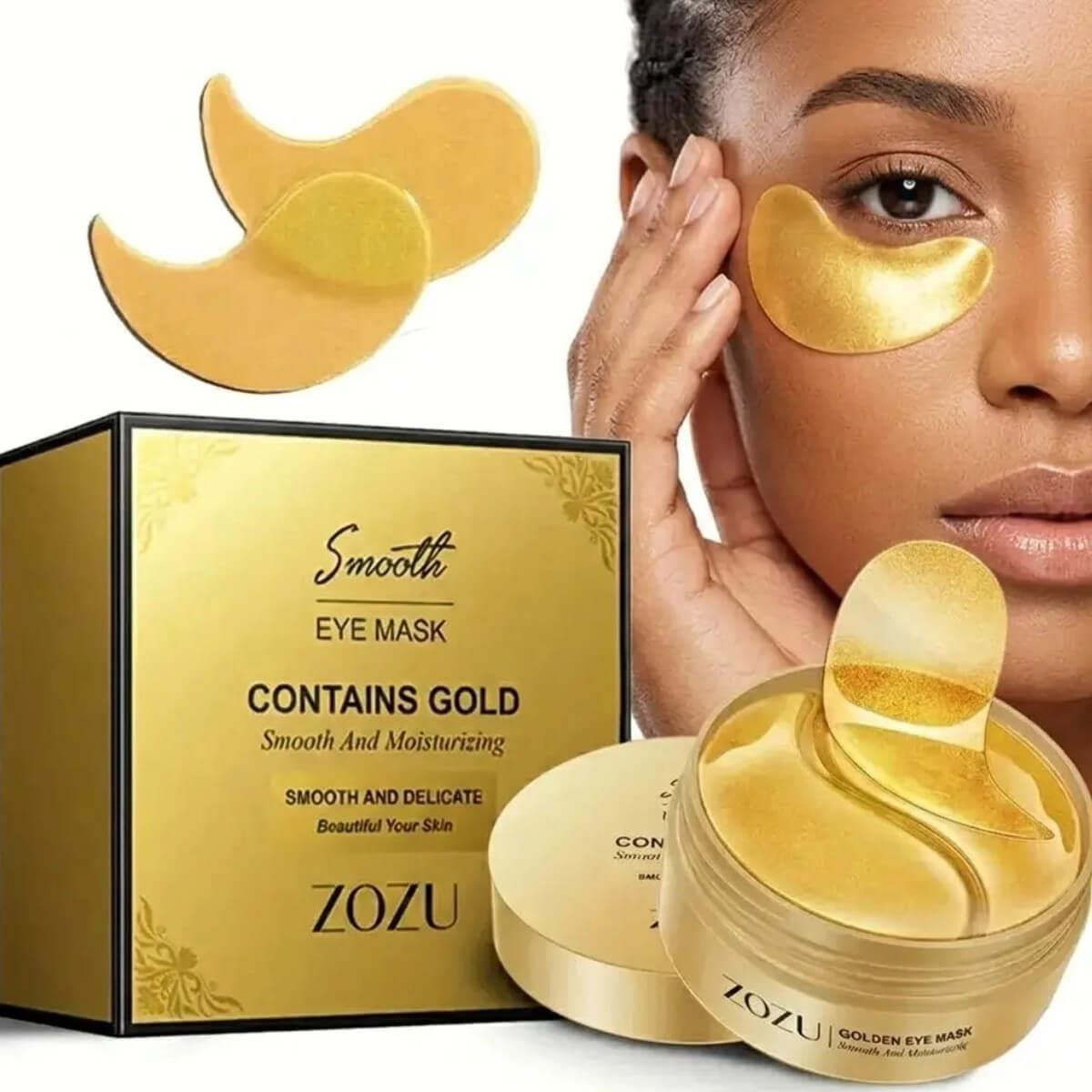 Smooth gold eye mask patches 60pcs ZOZU