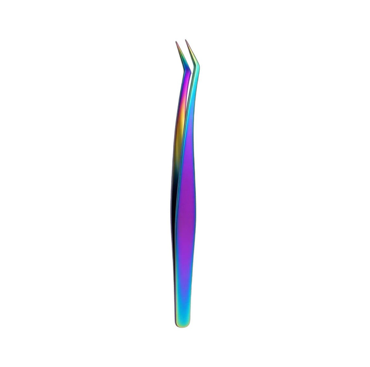 Nail art decoration tweezers purple
