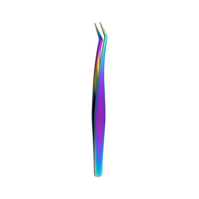 Nail art decoration tweezers purple