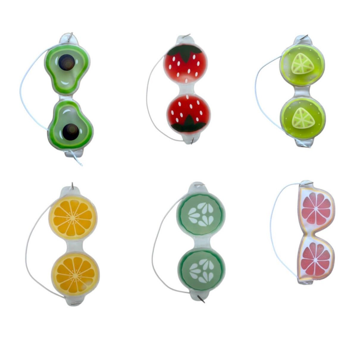 Hot & cold gel eye mask fruit Roro