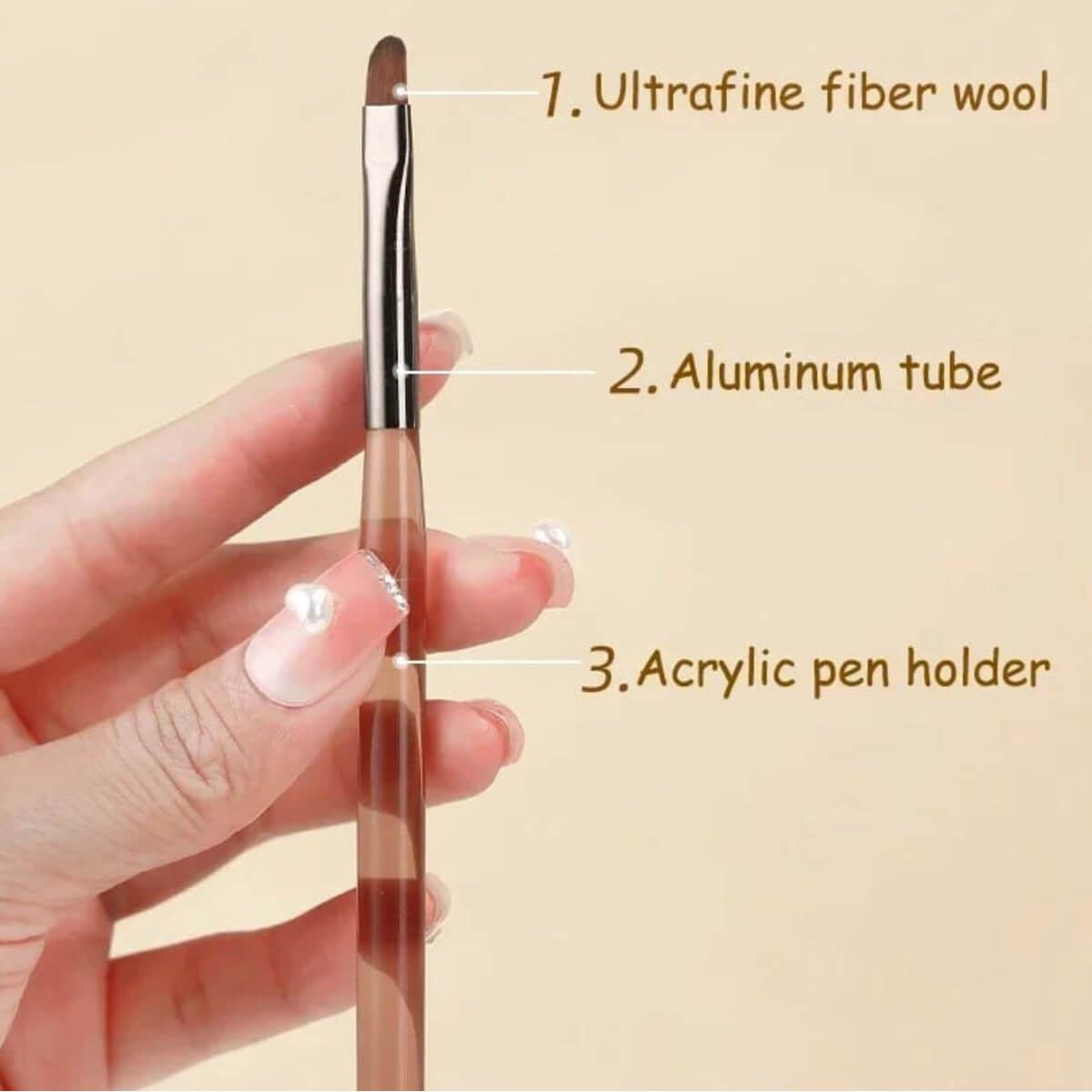 Πινέλα Νυχιών Nail Art Σετ 9pcs Beauty Salon