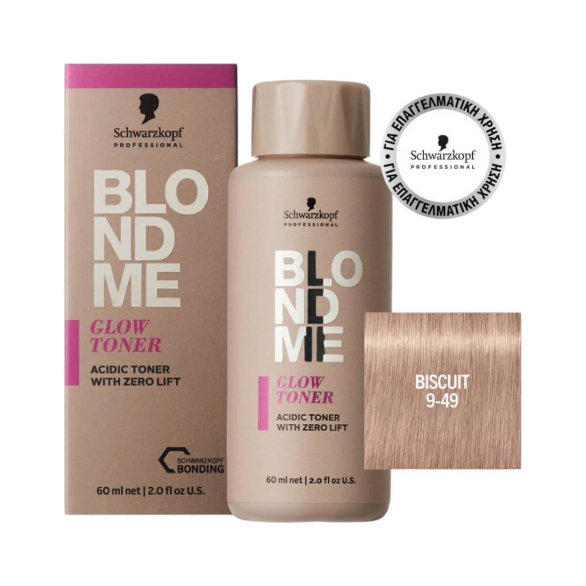 Blondme glow toner 9-49 biscuit 60ml Schwarzkopf