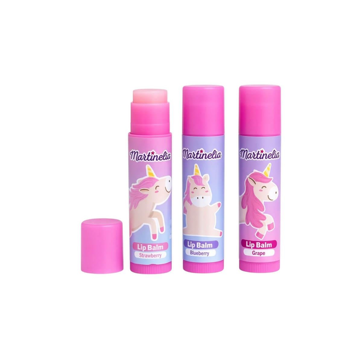 Little unicorn lip balm trio Martinelia