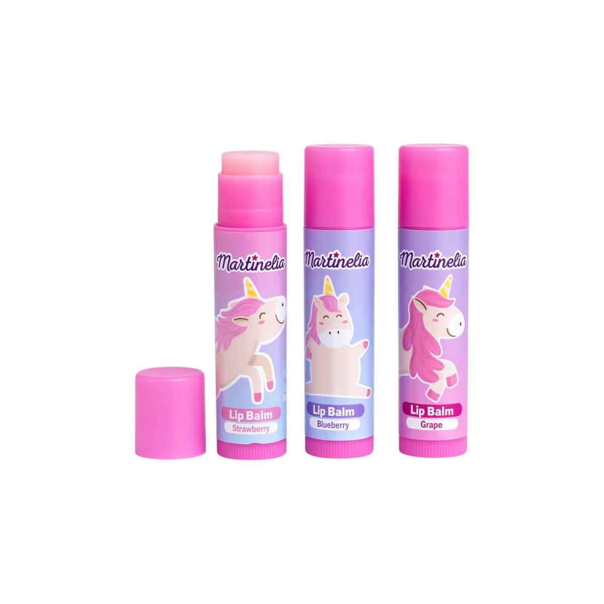 Little unicorn lip balm trio Martinelia