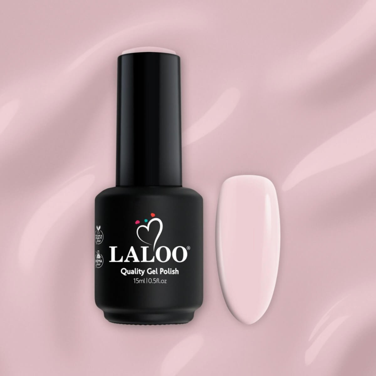 Semi-permanent gel polish 132 natural (french base) 15ml Laloo
