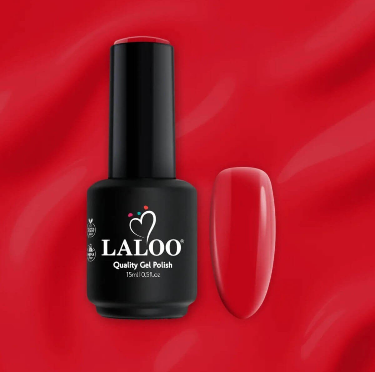 Semi-permanent Nail Polish 321 Κόκκινο σκούρο Laloo 15ml