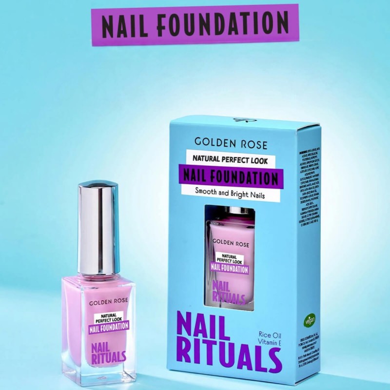 Berry glow Fundation nail rituals Golden Rose
