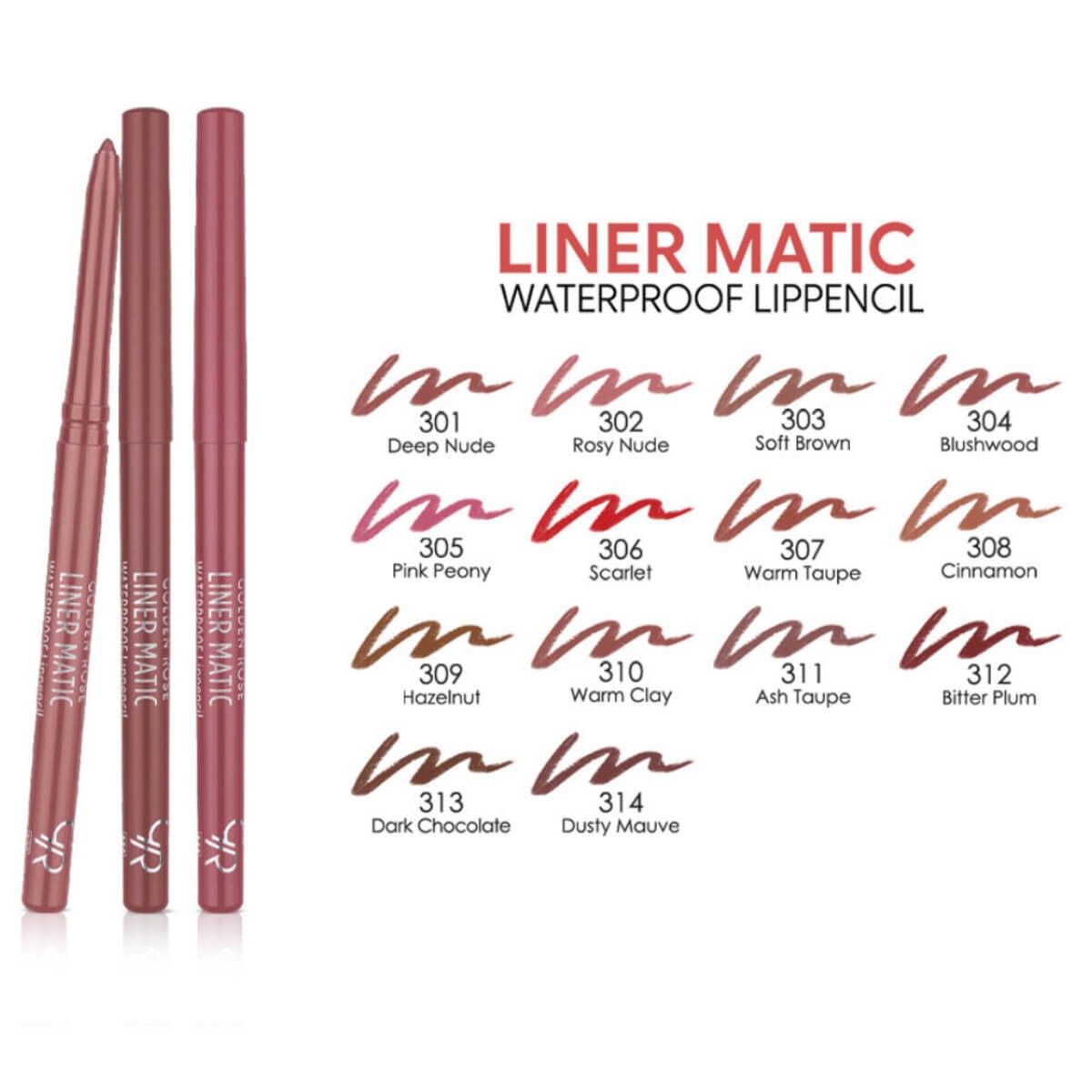 Liner matic waterproof lip pencil Golden Rose