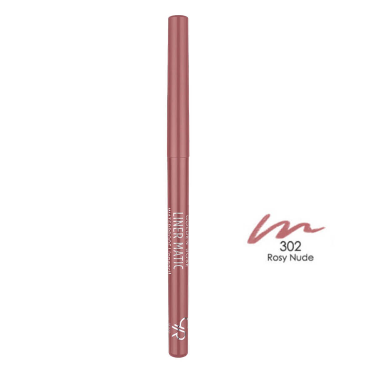 Liner matic waterproof lip pencil 302 rosy nude Golden Rose
