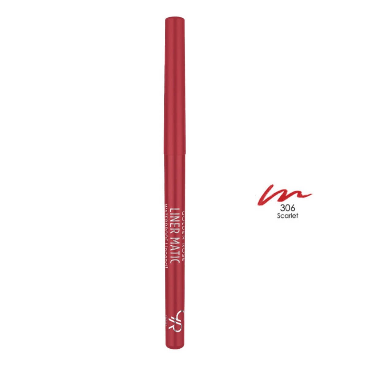 Liner matic waterproof lip pencil 306 scarlet Golden Rose