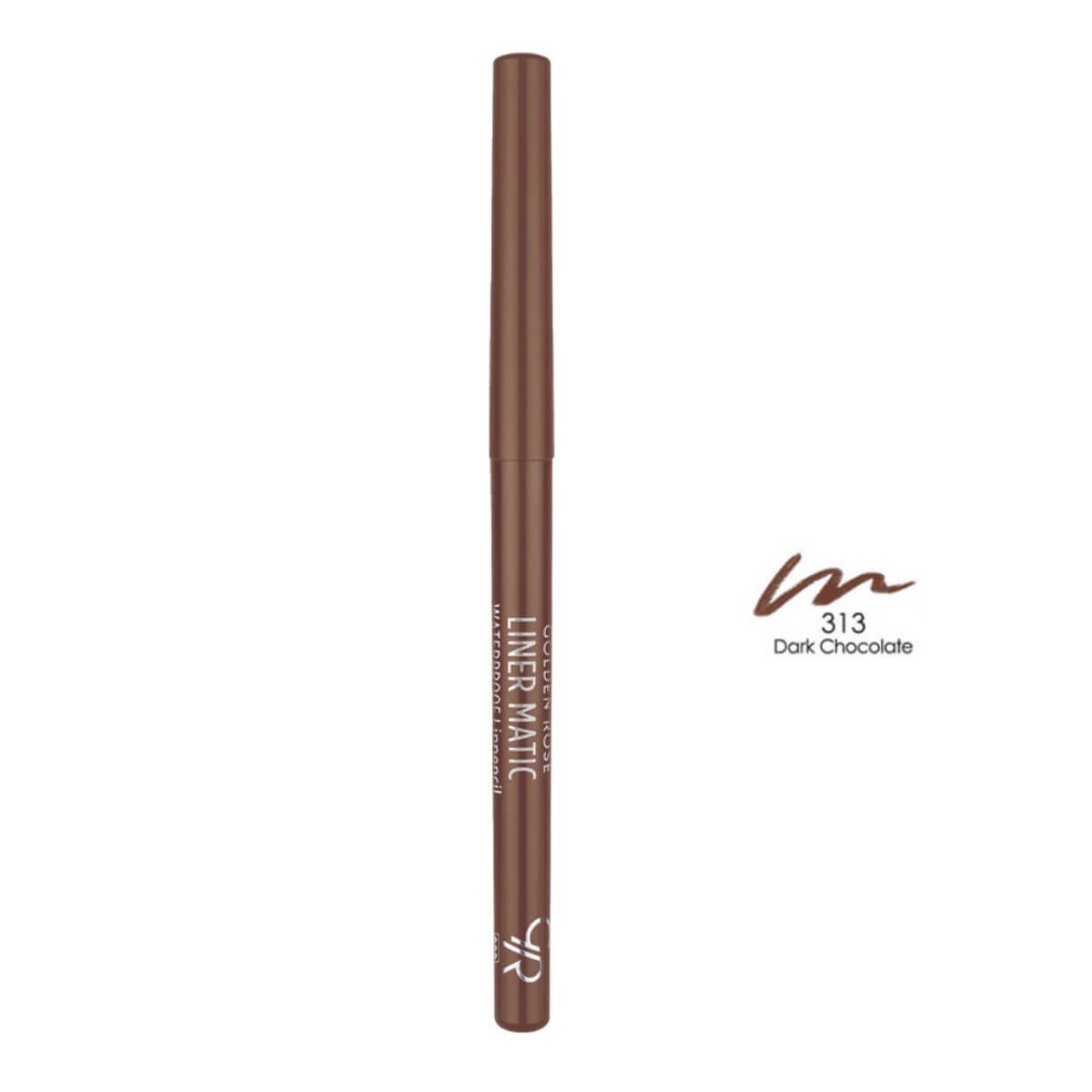 Liner matic waterproof lip pencil 313 dark chocolate Golden Rose
