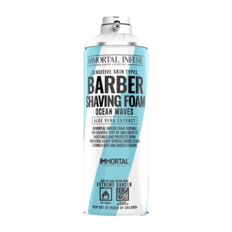 Barber shaving foam ocean waves 500ml Immortal