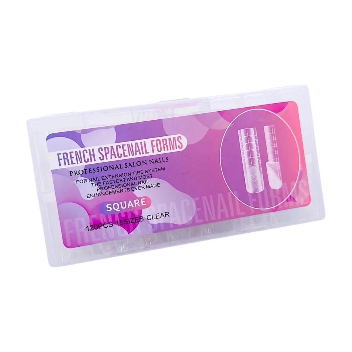 Dual Forms scuare για Γαλλικό 3D Καλούπια 120pcs