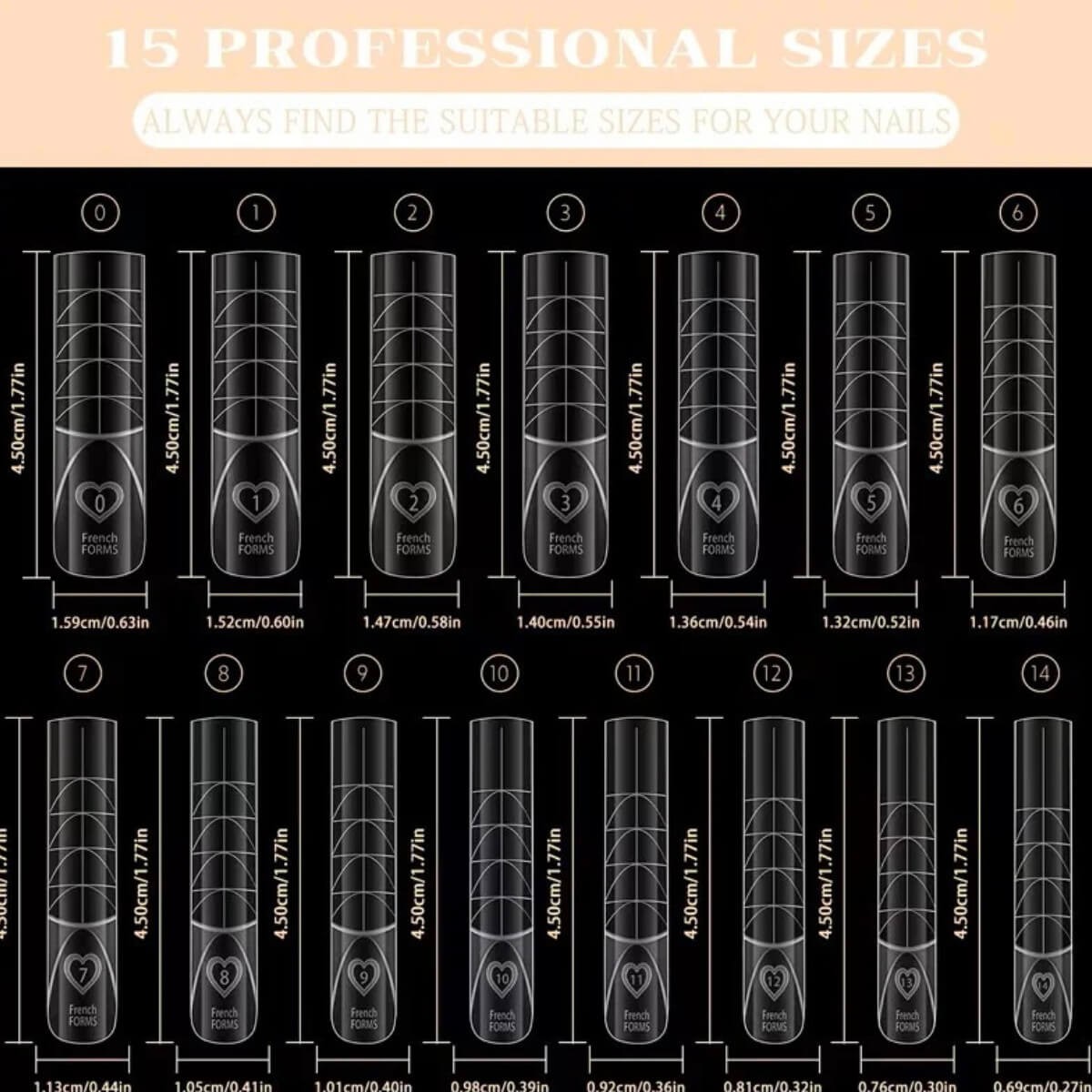Dual Forms scuare για Γαλλικό 3D Καλούπια 120pcs