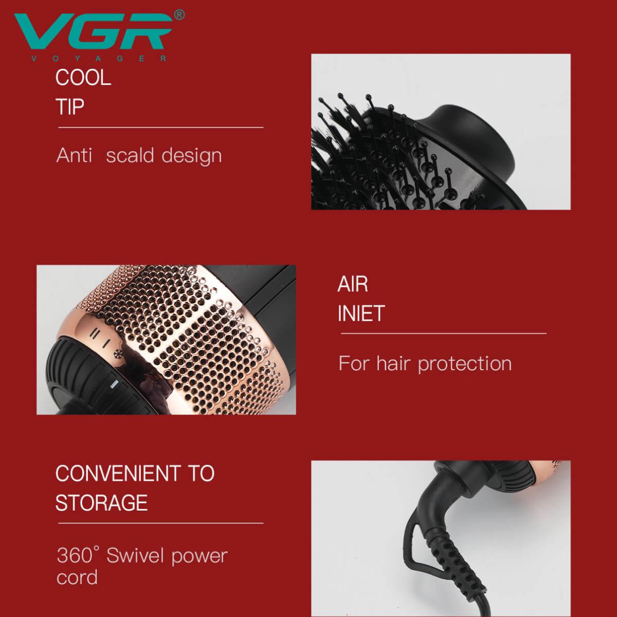 Ηλεκτρική βούρτσα μαλλιών V-492 VGR