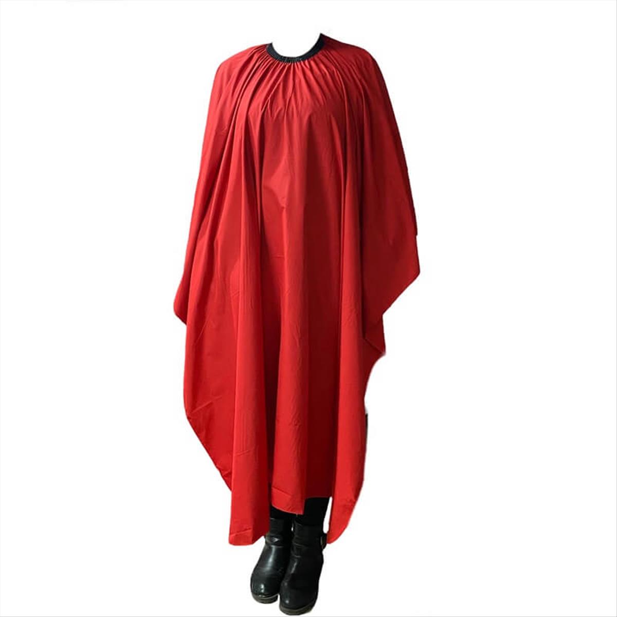 Haircut cape red 115 x 140