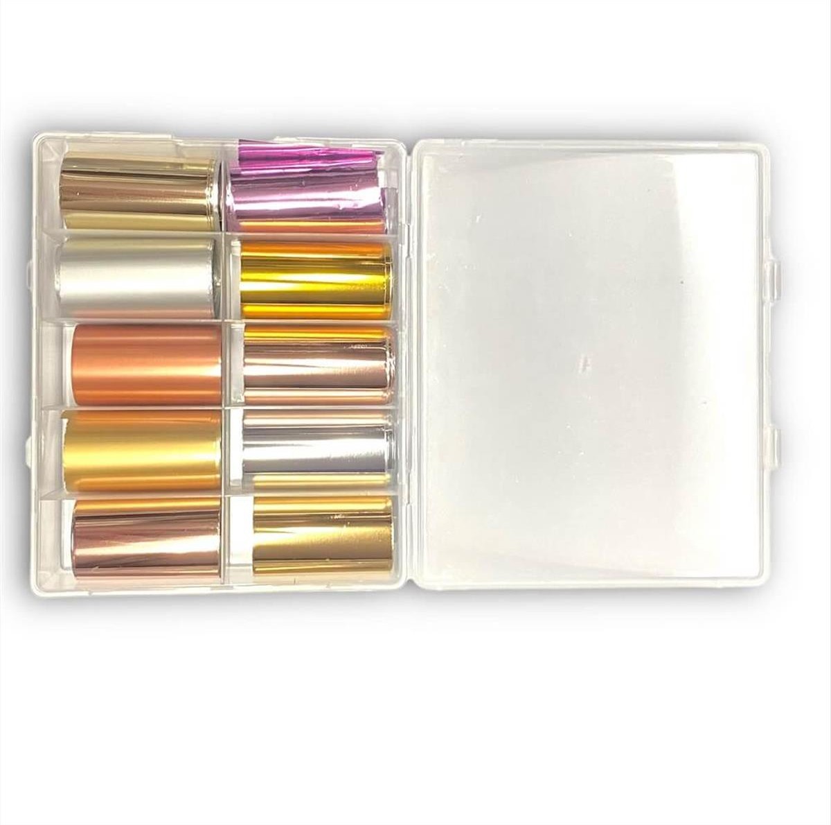 Nails Foils Foils Metallic Color Set 10pcs