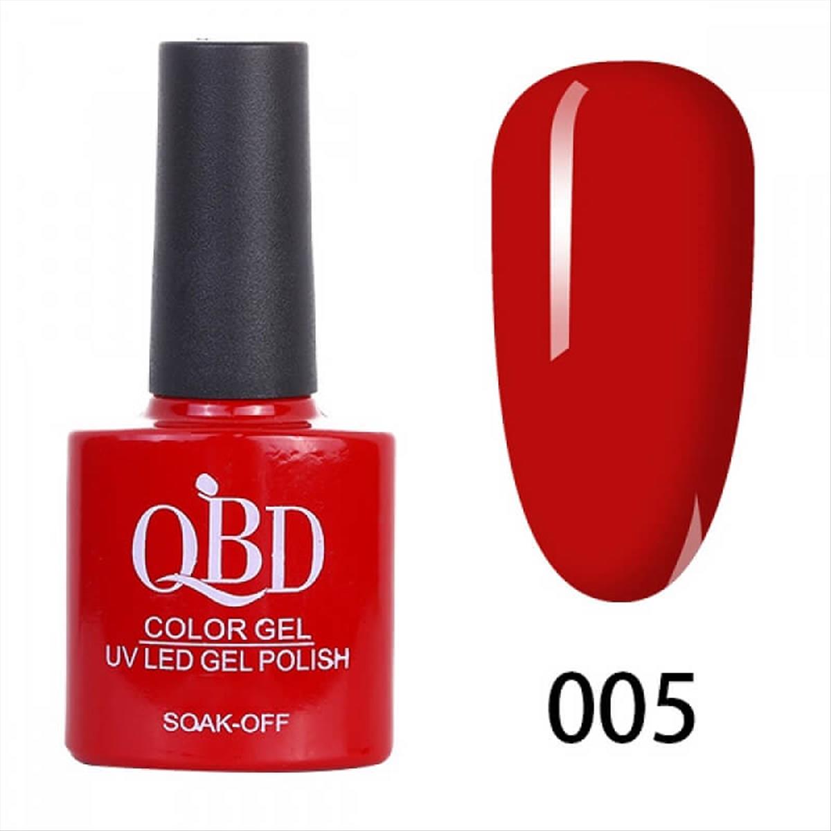 QBD Ημιμόνιμο Βερνίκι Color Gel Uv/Led Gel Polish 005 - 10ml