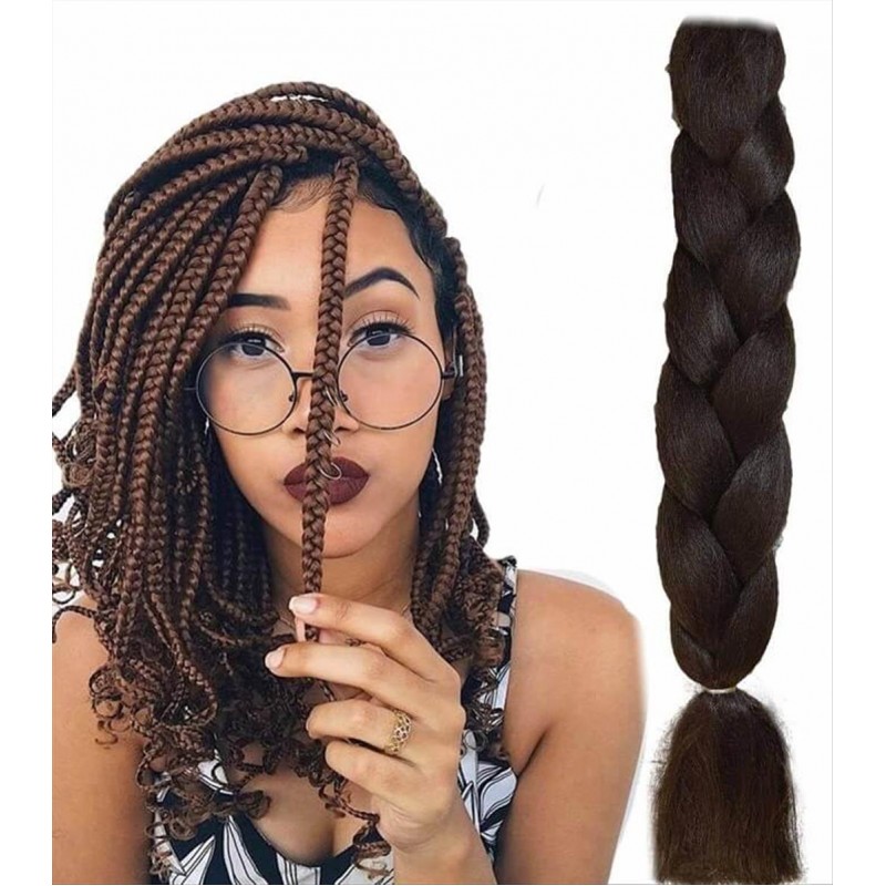 Μαλλιά για Ράστα Jumbo Braid 4 125cm