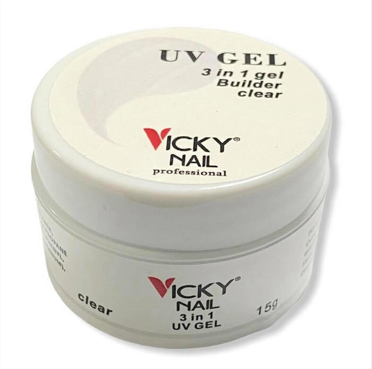 Vicky Nail Uv 3 in 1 Builder Gel Clear 15g