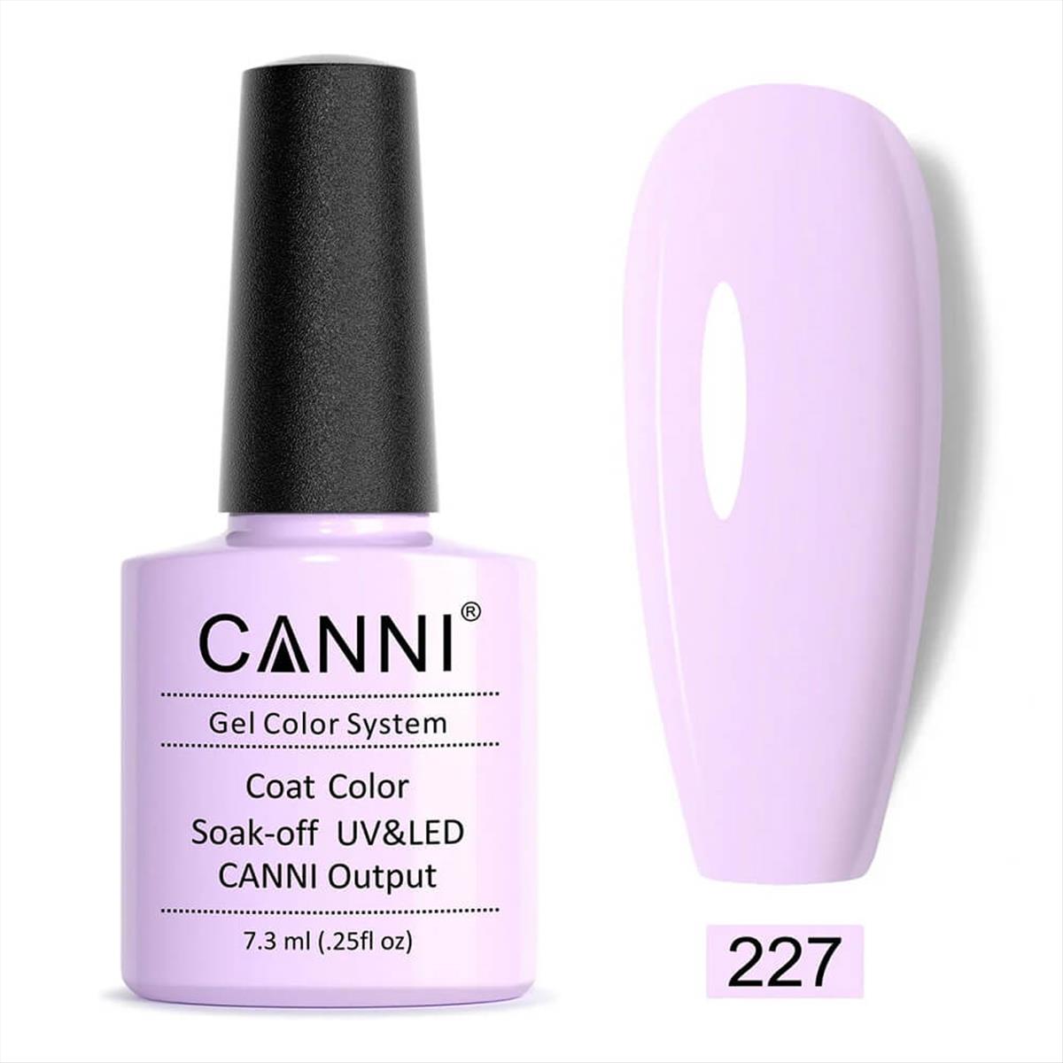 Canni Soak Off Uv/Led 227 Light Lavender - 7.3ml