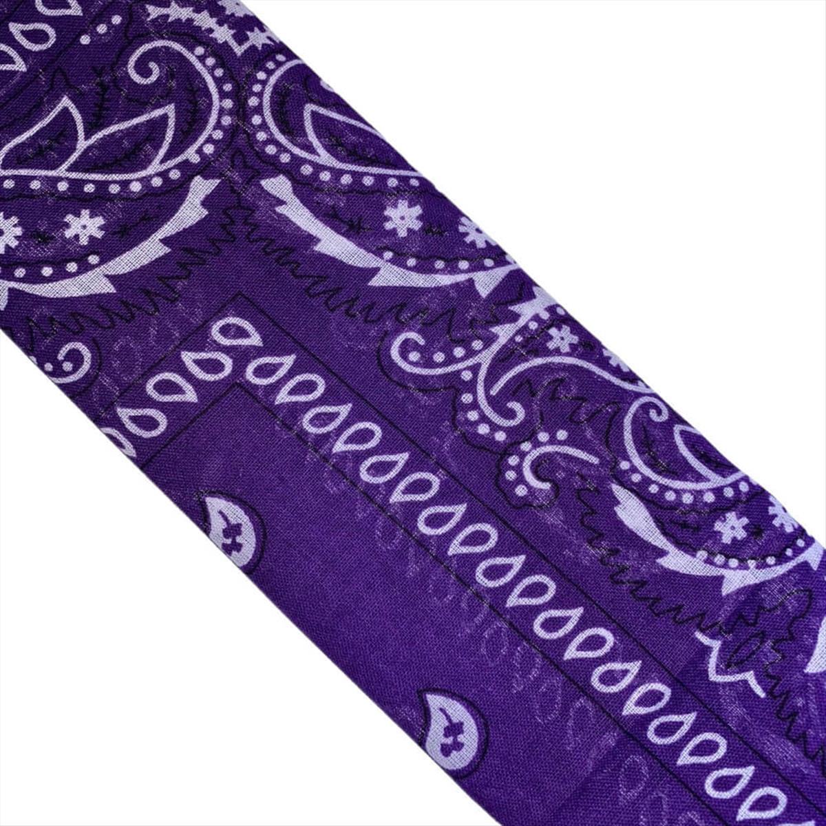 Bandana headband purple