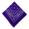 Bandana headband purple