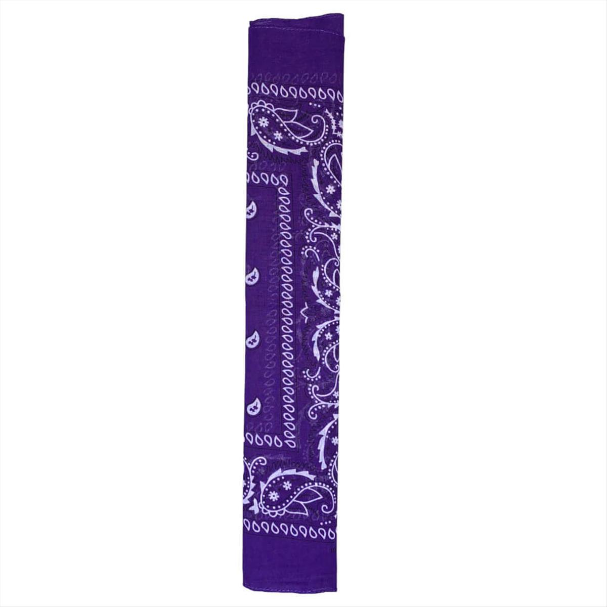 Bandana headband purple