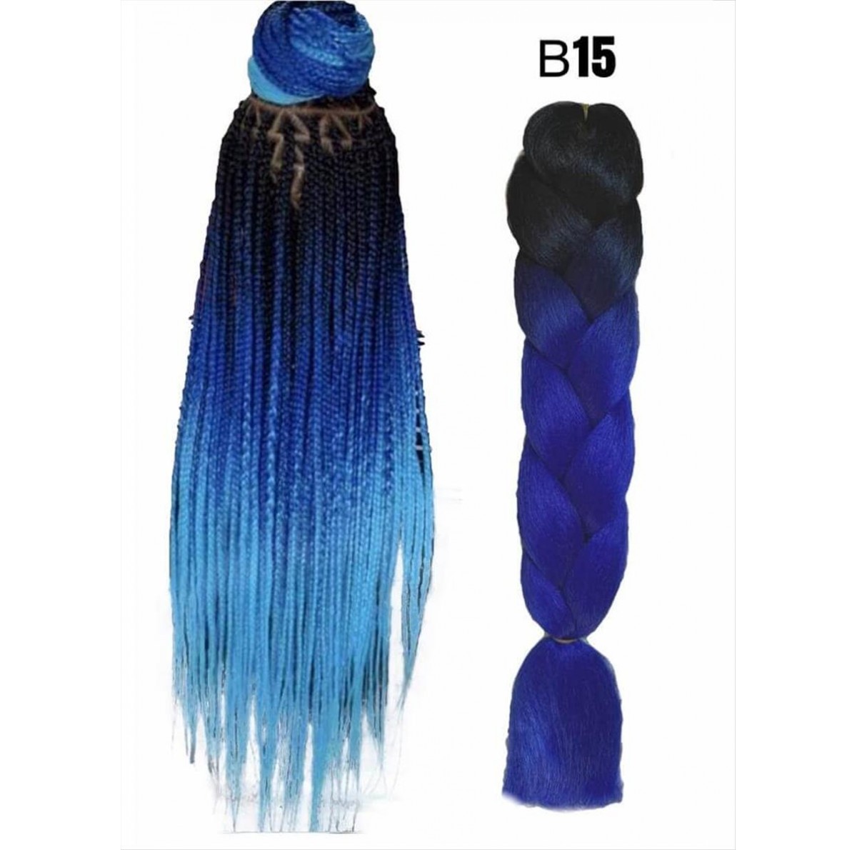 Μαλλιά για Ράστα Jumbo Braid B15 125cm