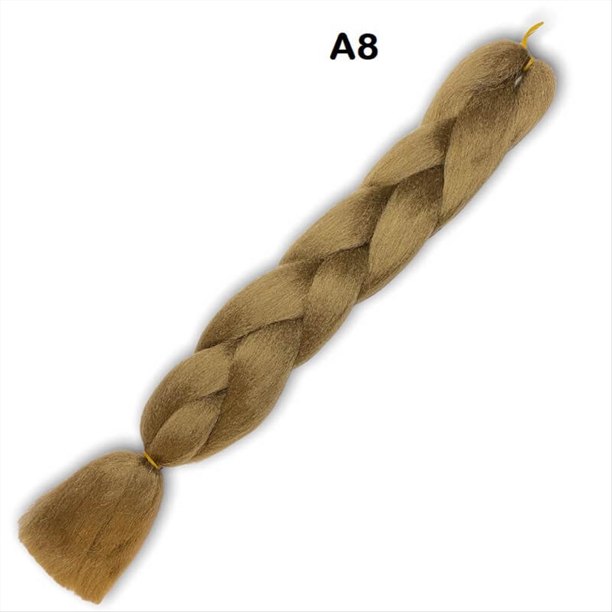 Μαλλιά για Ράστα Jumbo Braid A8 125cm