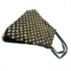 Protection Face Mask Black-Gold Rhombus