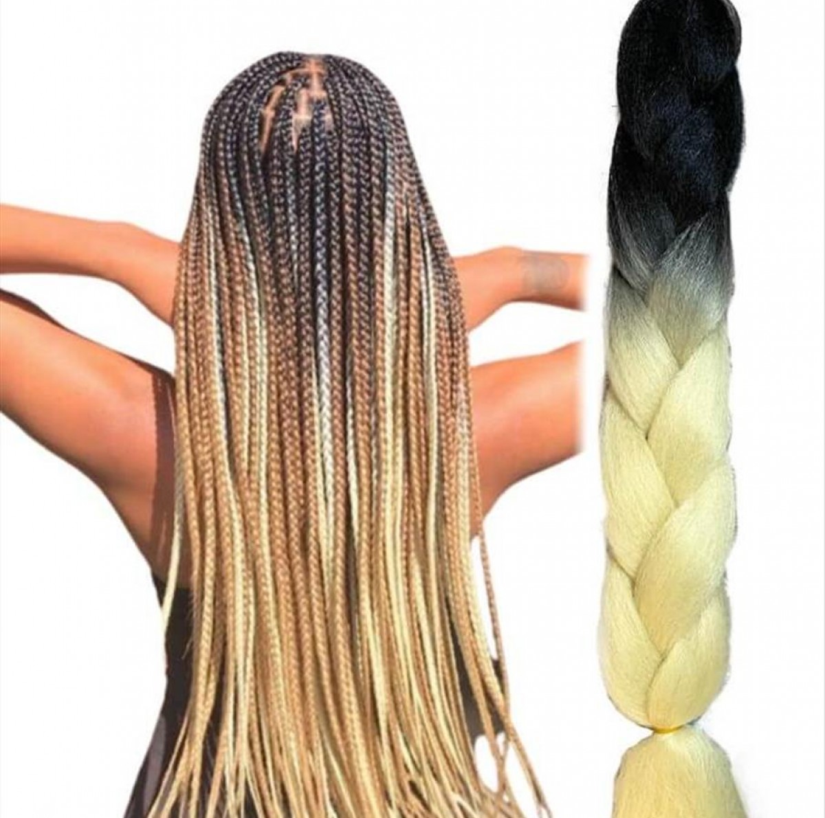 Μαλλιά για Ράστα Jumbo Braid Β27 125cm