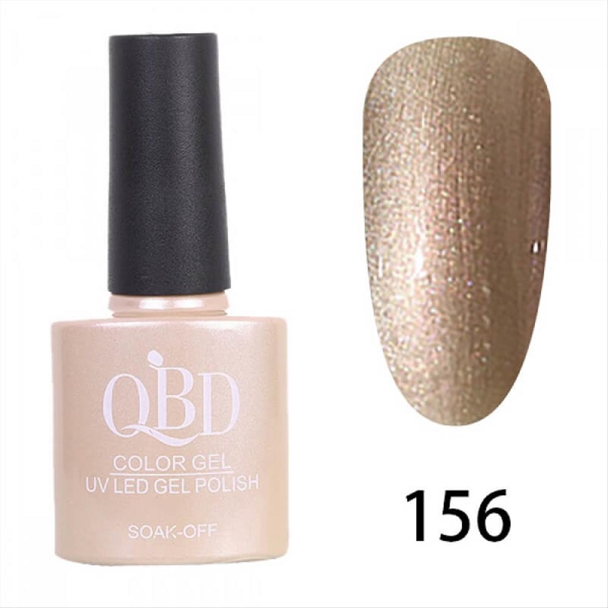 QBD Ημιμόνιμο Βερνίκι Color Gel Uv/Led Gel Polish 156 - 10ml