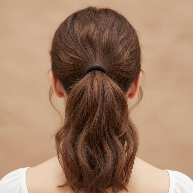 Hair Band Black Simple set of 6 pcs