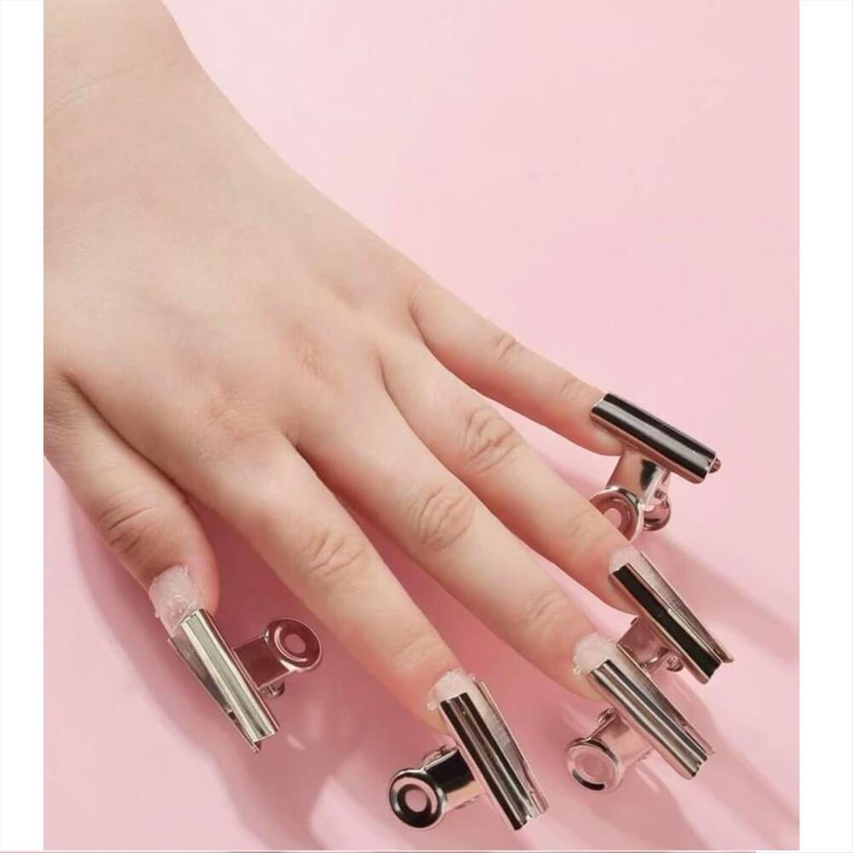 Metal Nail Fastener Clip C Curve set of 6 pcs