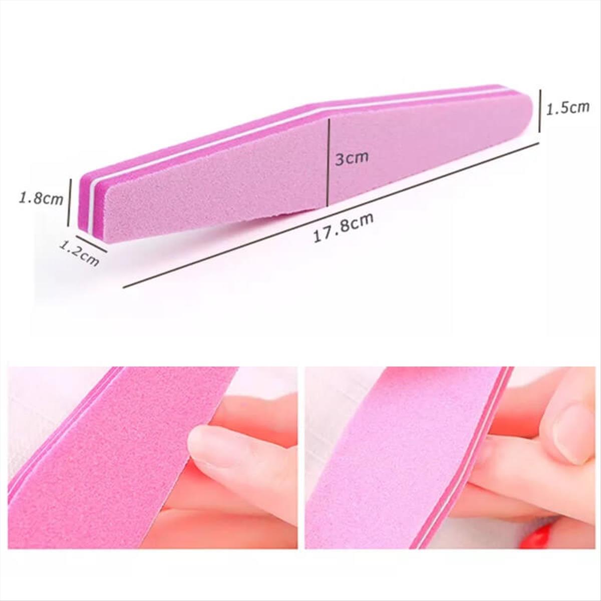 Nail Files SunShine Pink 100/180