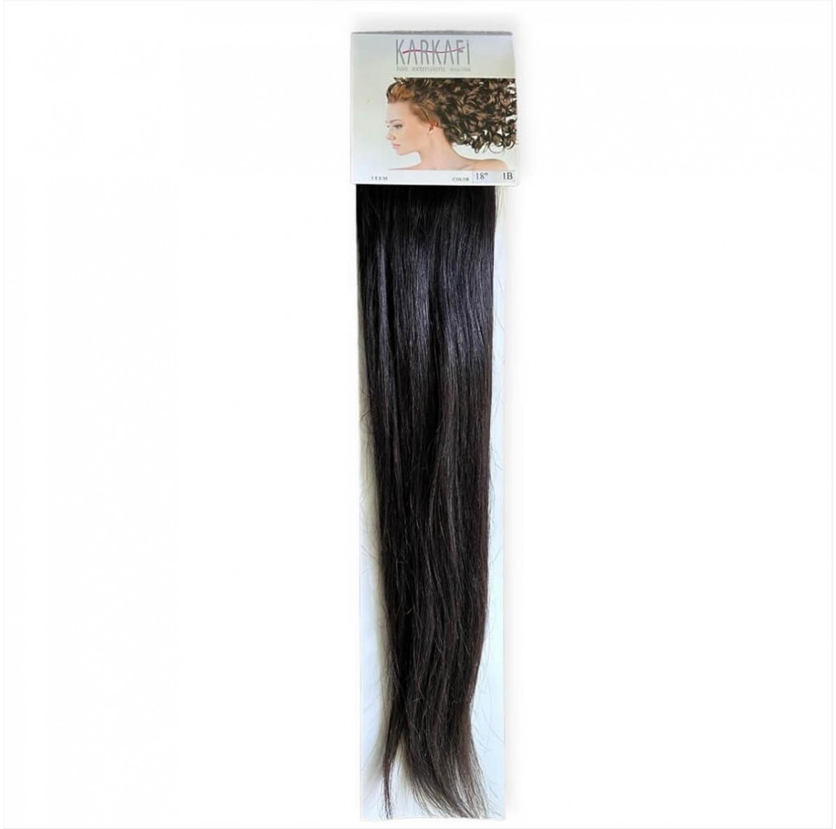 Natural Human Hair Straight Karkafi 18