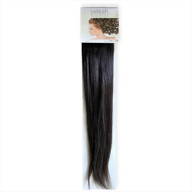 Natural Human Hair Straight Karkafi 18