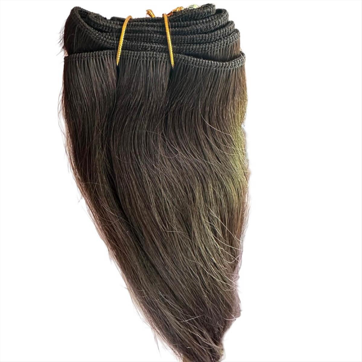 Natural Human Hair Straight Karkafi 18\