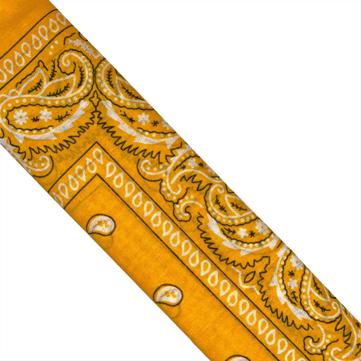 Bandana headband yellow