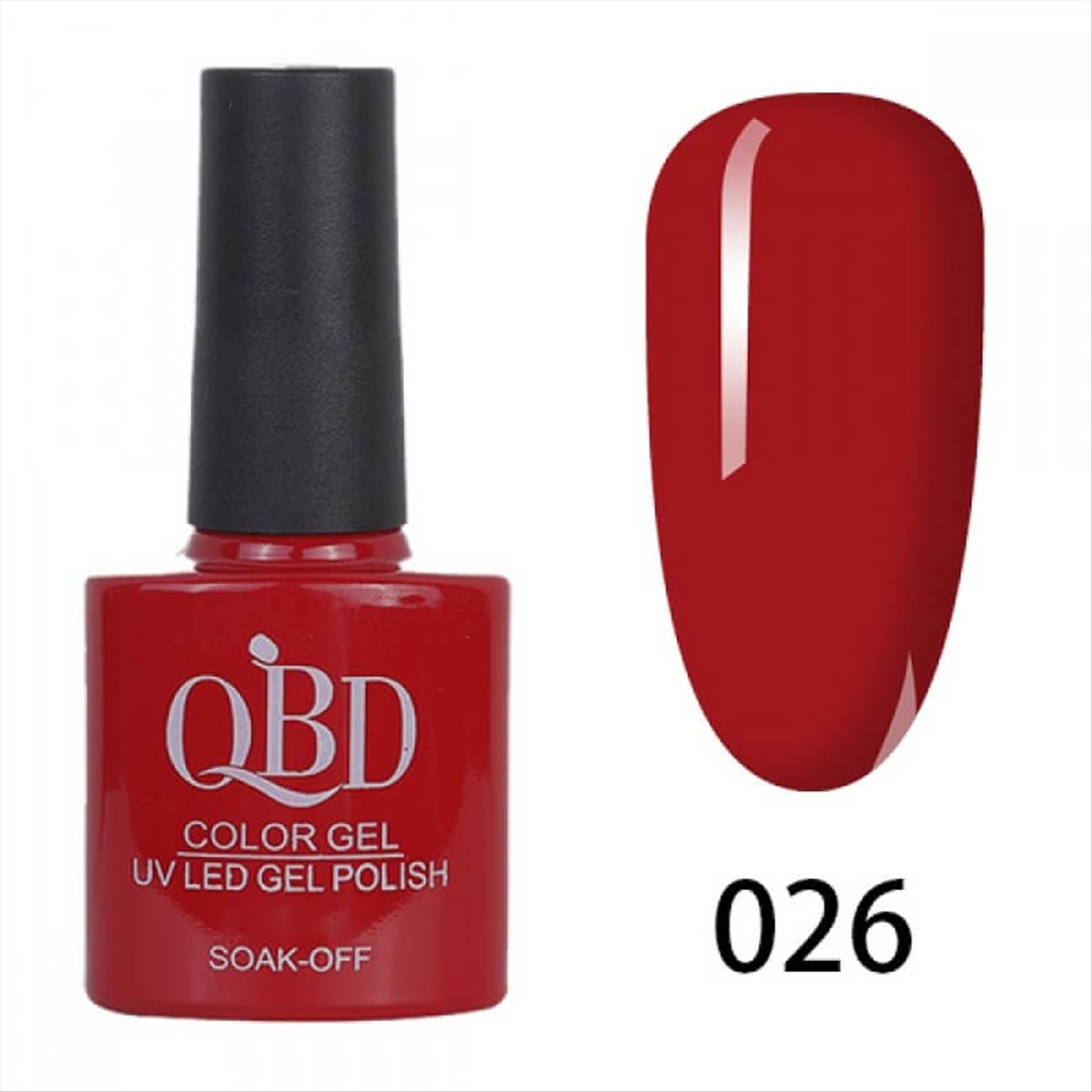 QBD Color Gel Uv/Led Gel Polish Shellac 026 - 10ml