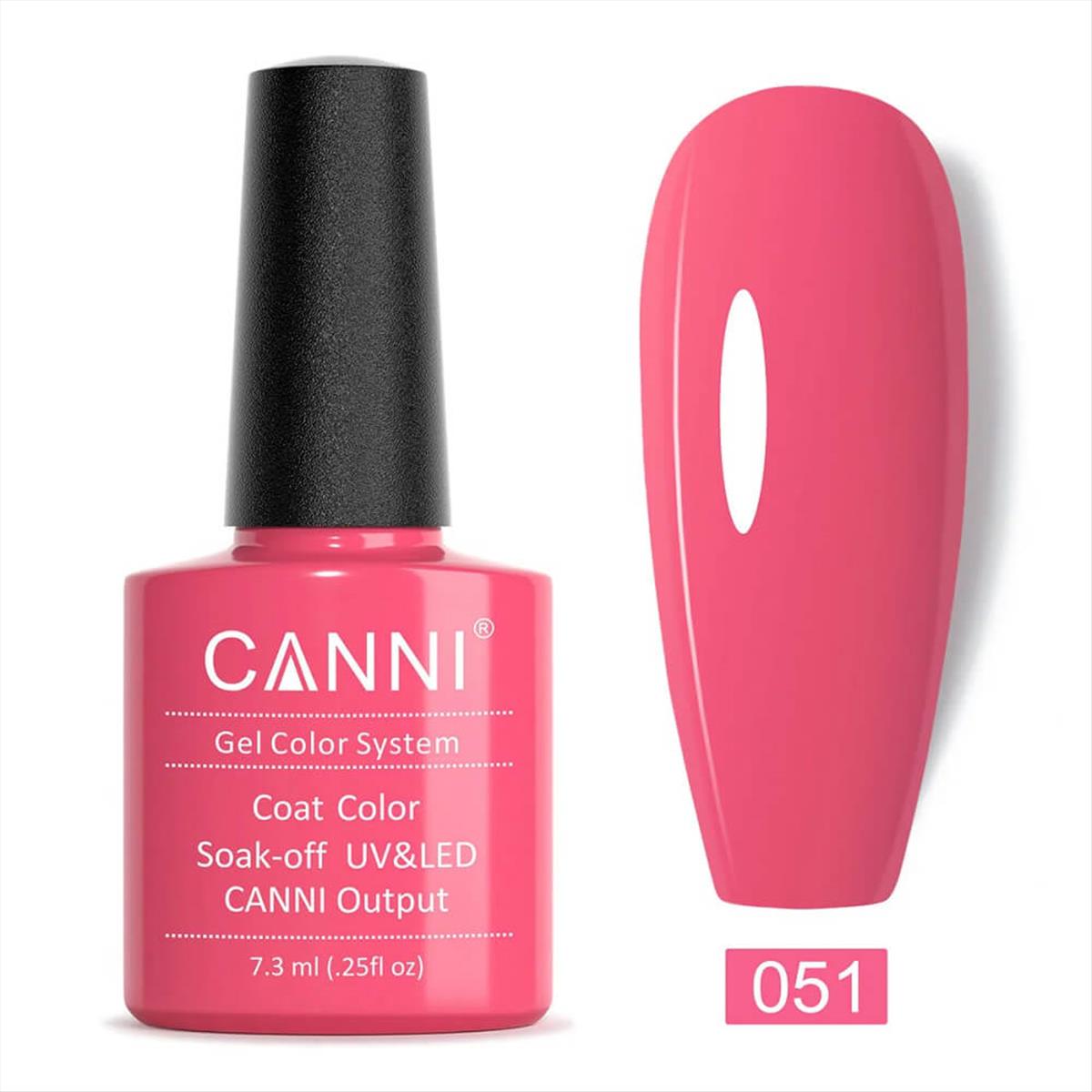 Canni Soak Off Uv/Led 051 Magenta - 7.3ml