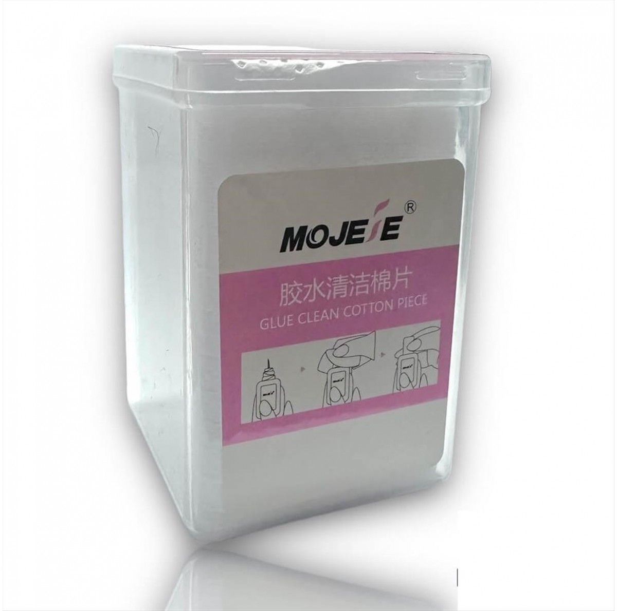 Cellulose Nail Paper Sheets White 200pcs