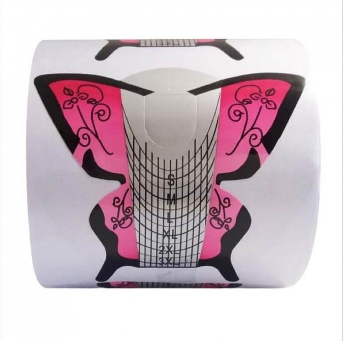 Φόρμα Νυχιών Butterfly Pink 300 Pcs