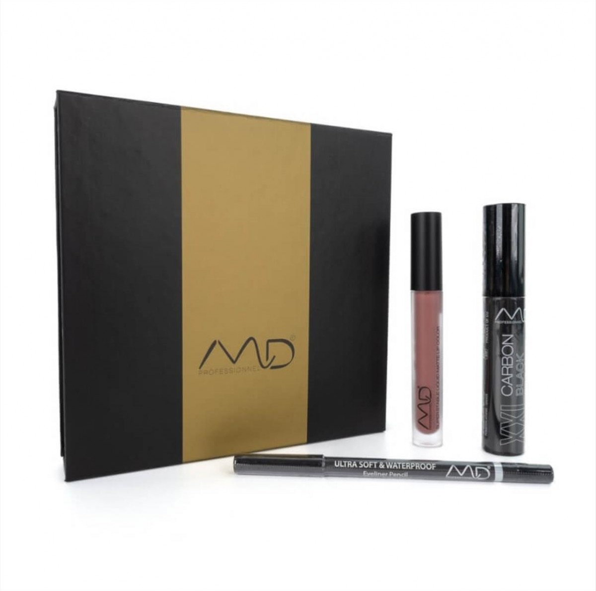 MD Gift Box -Mascara XXL - Liquit Lip Color - Eyliner Pencil No10