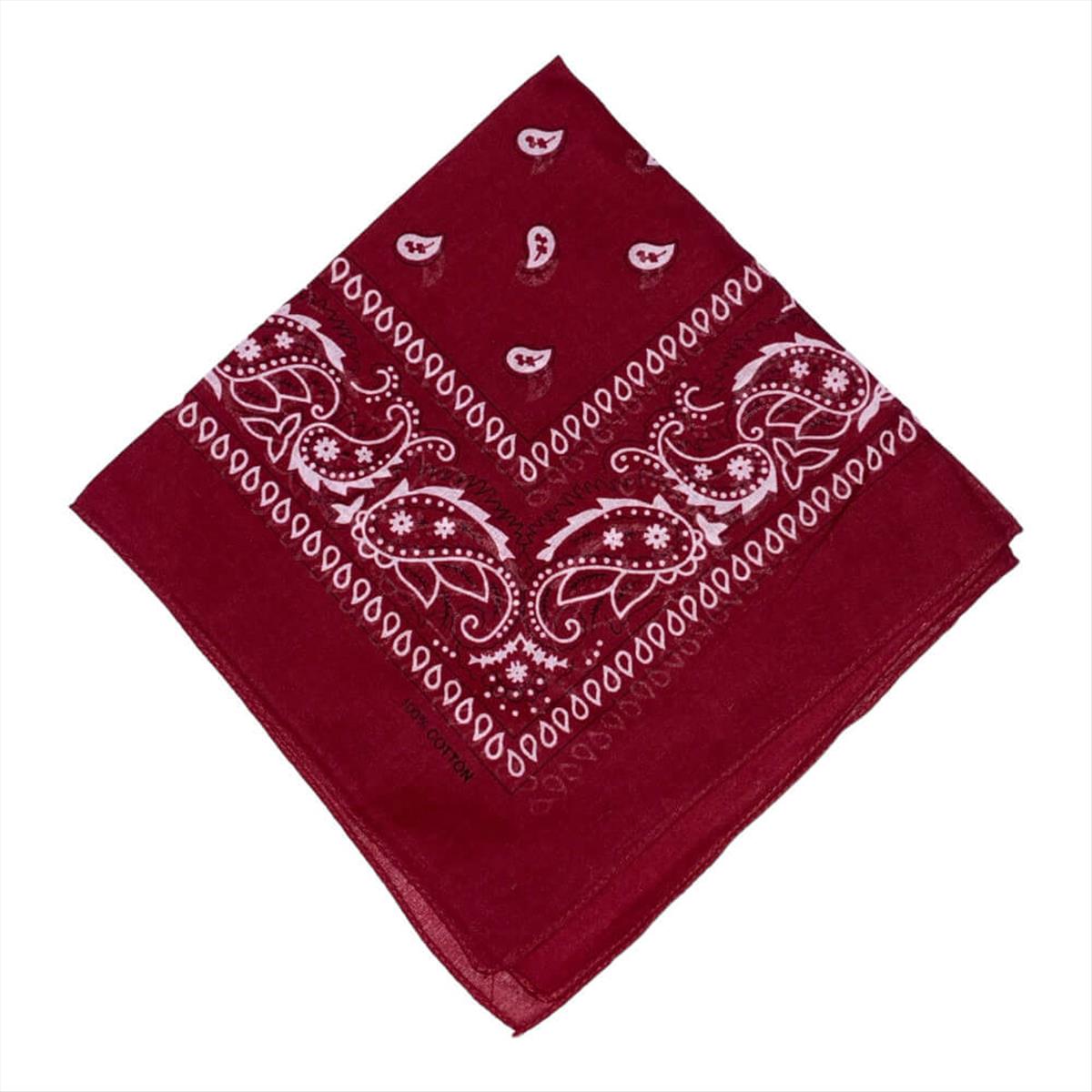 Bandana headband bordeaux