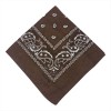 Bandana headband brown