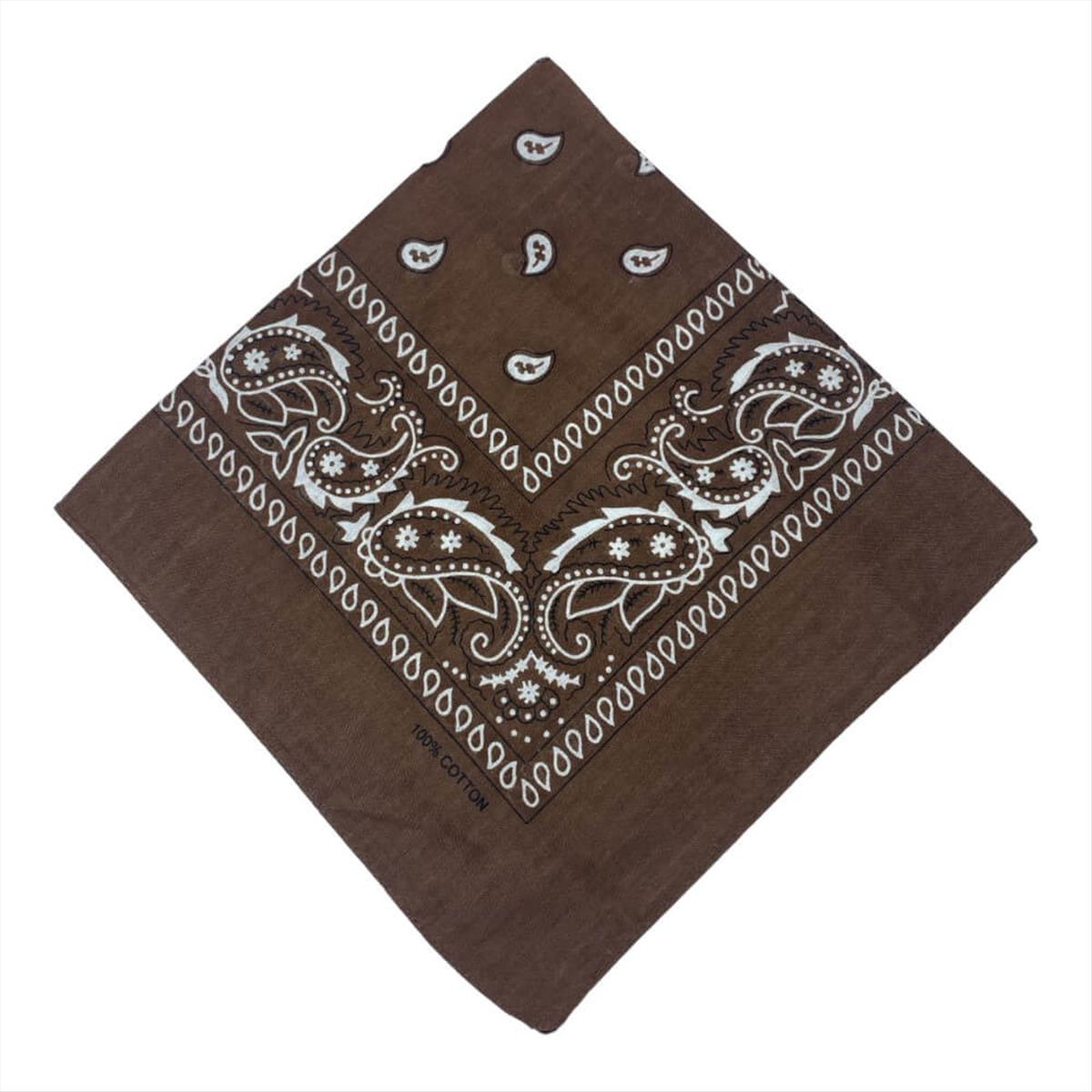 Bandana headband brown