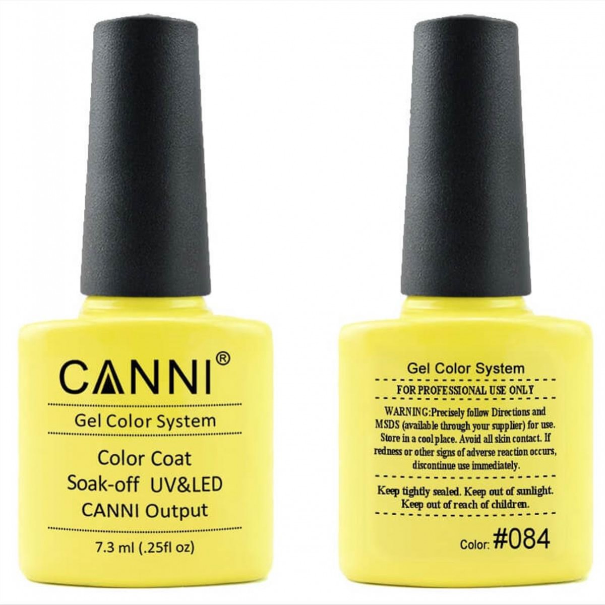 Canni Soak Off Uv/Led 084 Milk Yellow - 7.3ml