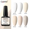 Canni Gel Polish Soak Off Nude White NU04 - 7.3ml